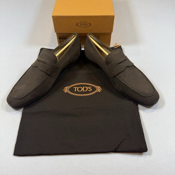 Tod’s MOCASSINO CUOIO DESTRUTTURATO Loafer 7.5UK/9US New Box Receipt MSRP $1,195 main image 5
